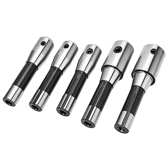 End Mill, Rugged and Durable Durable Milling Lathe Tool, Side Fixed Type 5 Pcs for Milling Machines R8 Spindles Single Ended Double Ended