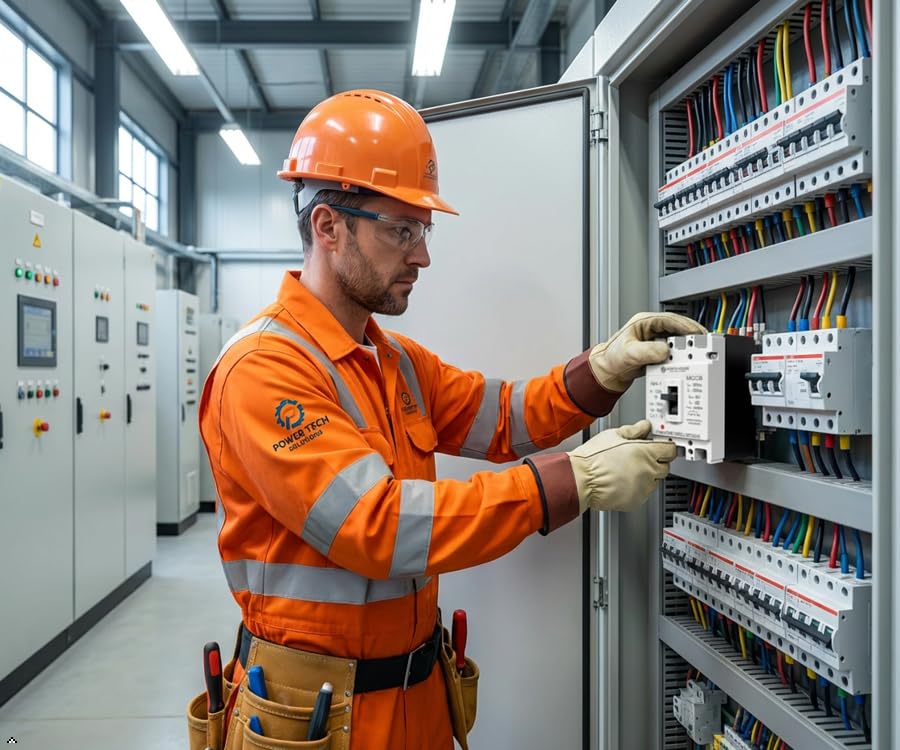 Image of NORTH HOUSE MCCB | 100 A 4 Pole | ISI Marked | 10kA | IEC 60947-2 | Fixed Type