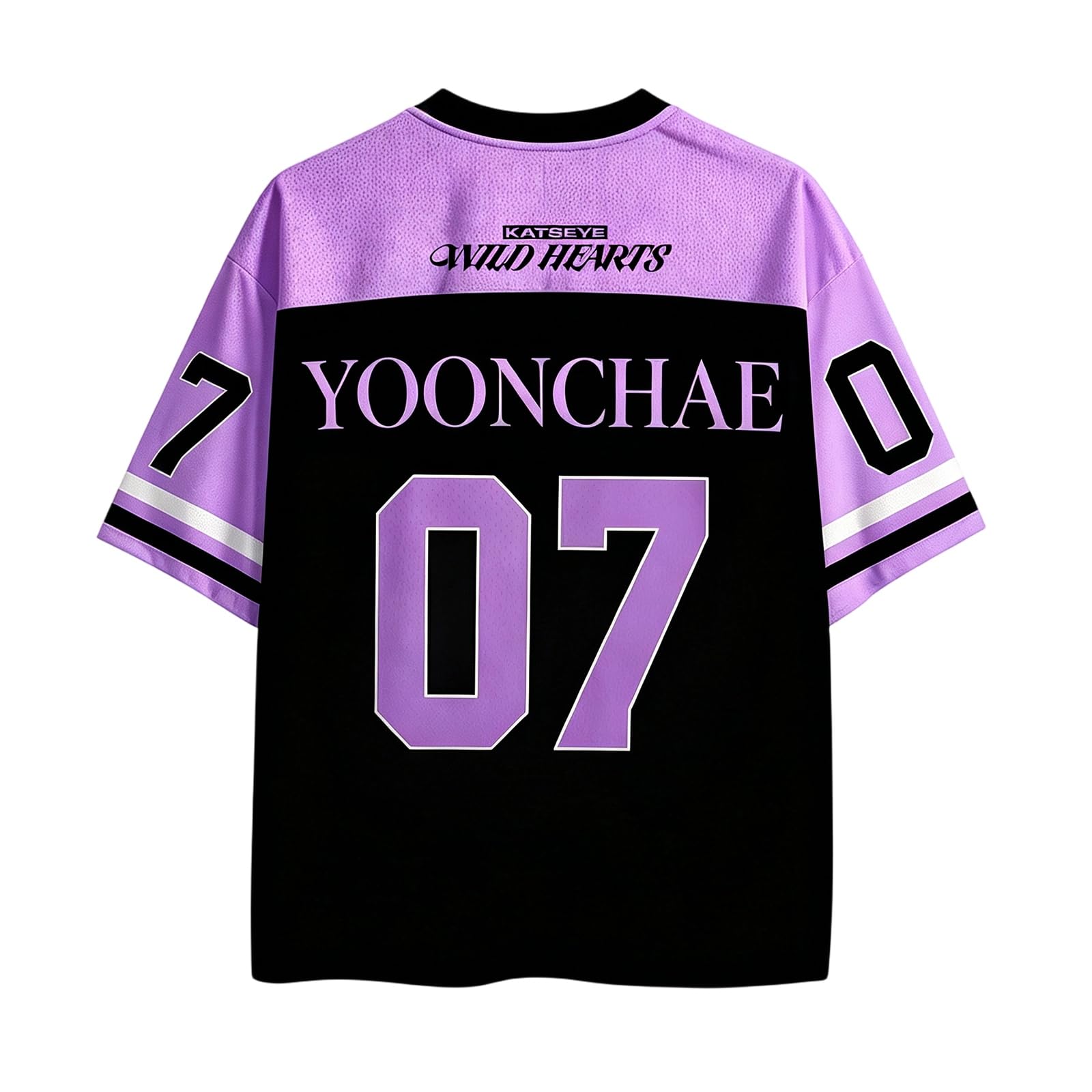 Katseye Tshirt The Wildworld Tour Jersey V-Neck Tee Concert Streetwear Tops