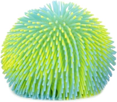 Keycraft Giant Puffer Ball   Sensory Jiggly Ball 16cm, Soft Spiky Squishy Stress Relief Fidget Toy, Random Colour