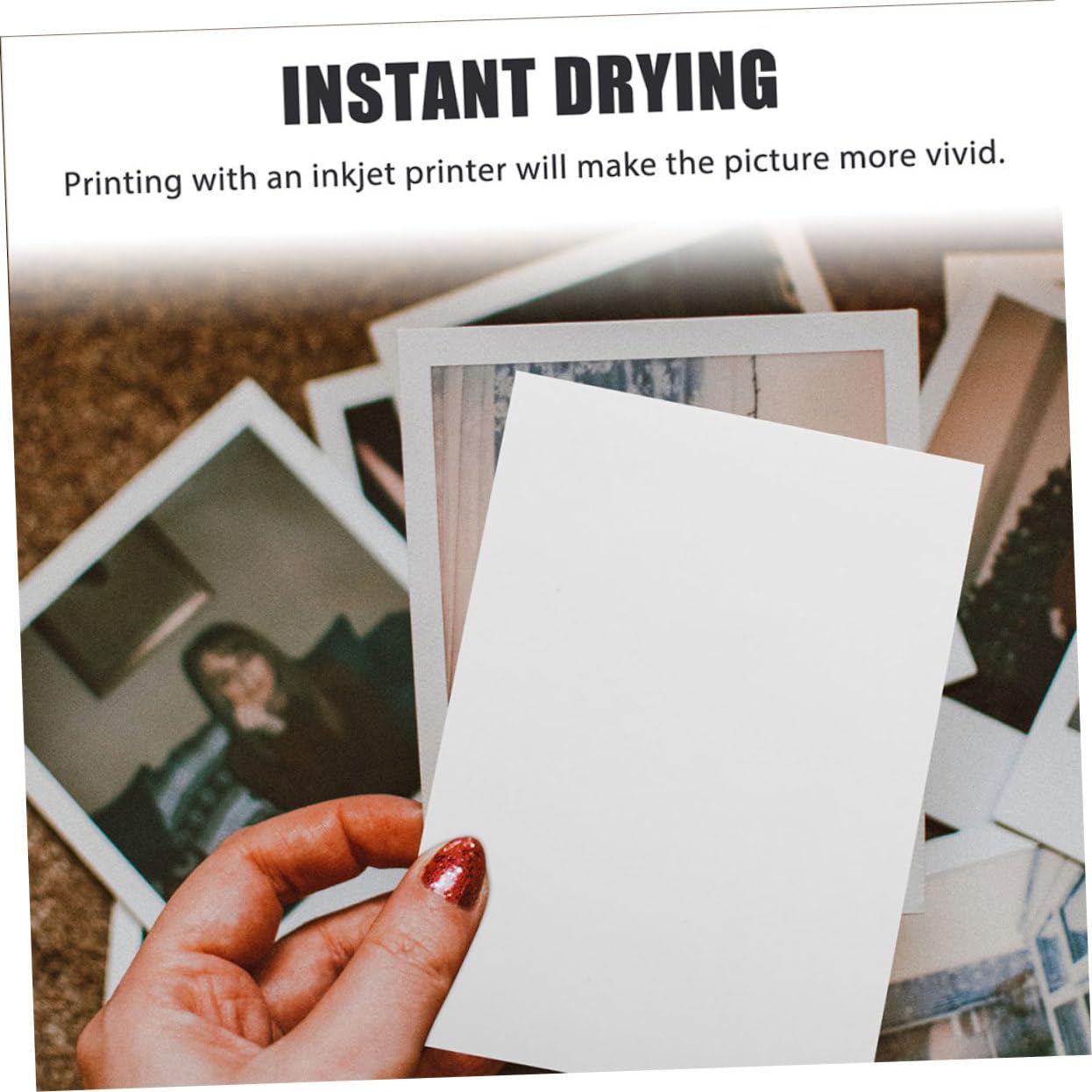 400blätter Hochglanz Fotopapier Für Drucker Für Schnelle Trocknung Glatte Oberfläche Für Lebendige Farben Vielseitig Einsetzbar Für Tägliche Druckbedürfnisse