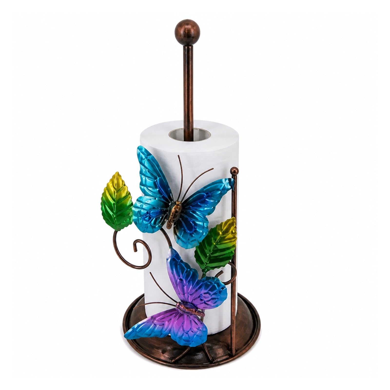 Toilet Roll Holder, Hand Painted Iron Toilet Paper Holder Stand,for Bathroom