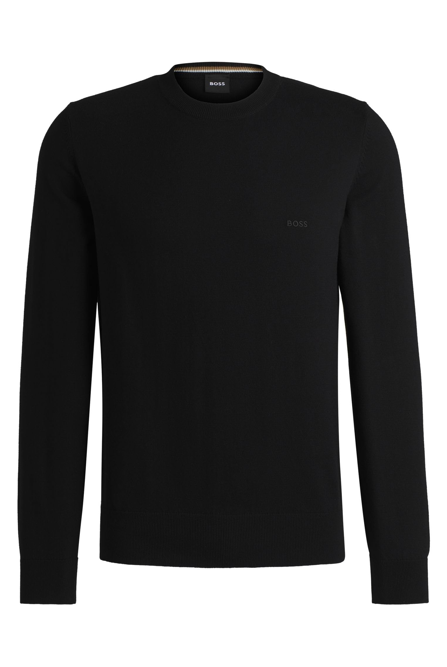 BOSS Mens Pascas Knit Jumper Sweater Pullover Top Black XXL