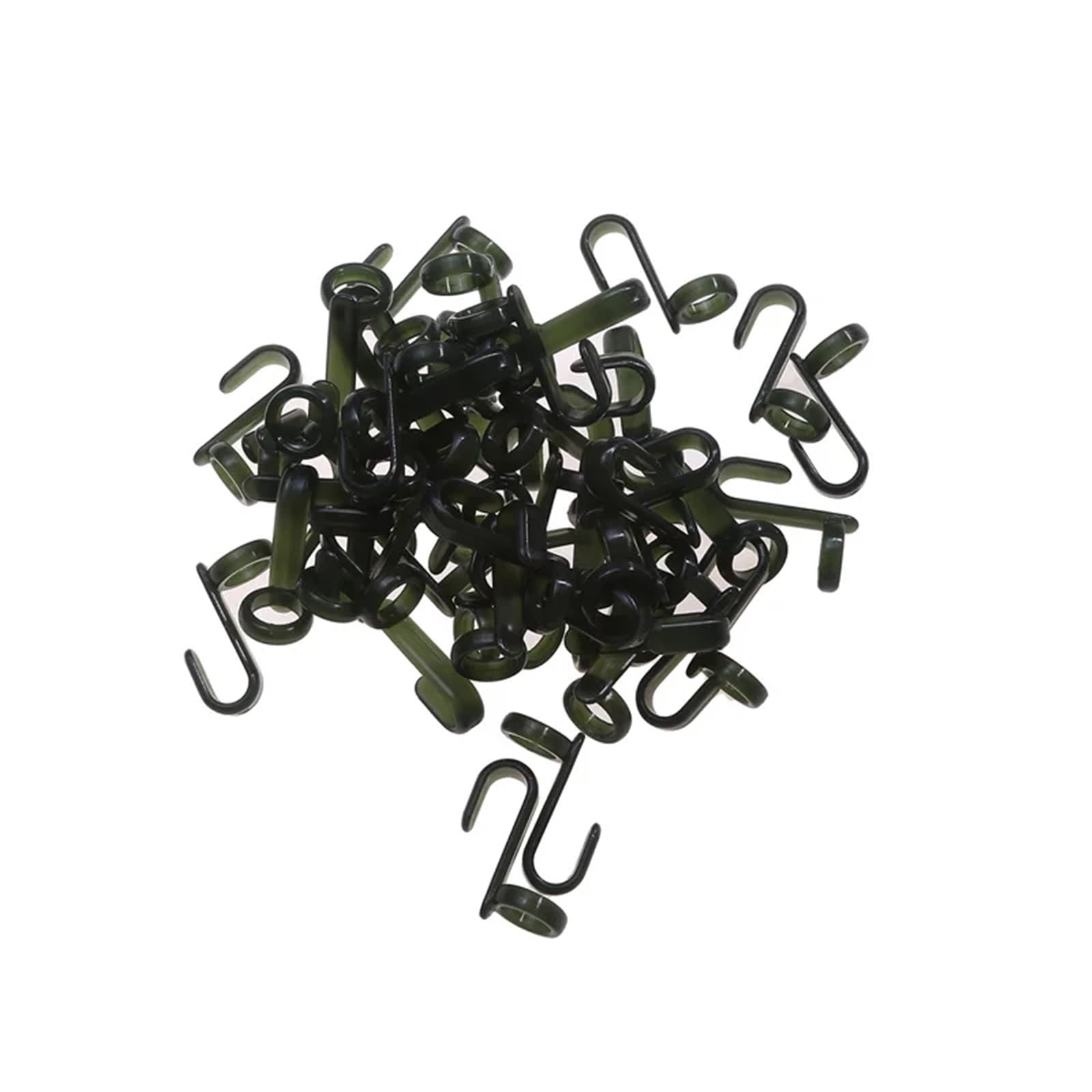 Hangers for Clothes Space Savers 300pcs Clothes Rack Wardrobe Hanging Hanger Connection Hook Space Saving(Green)