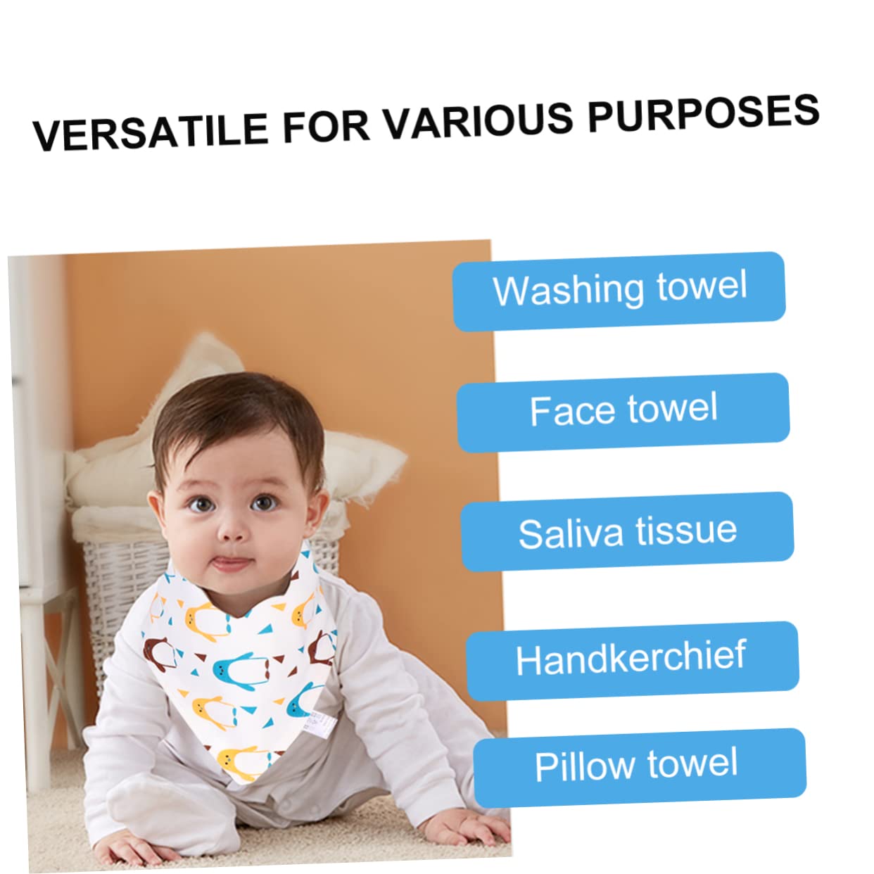 Abaodam 15stücke Saliva Towels Triangular Scarfs Für Neugeborene Kleinkinder Und Mädchen Leicht Und Saugfähig Für Füttern Starkem Sabbern Koreanisches Design
