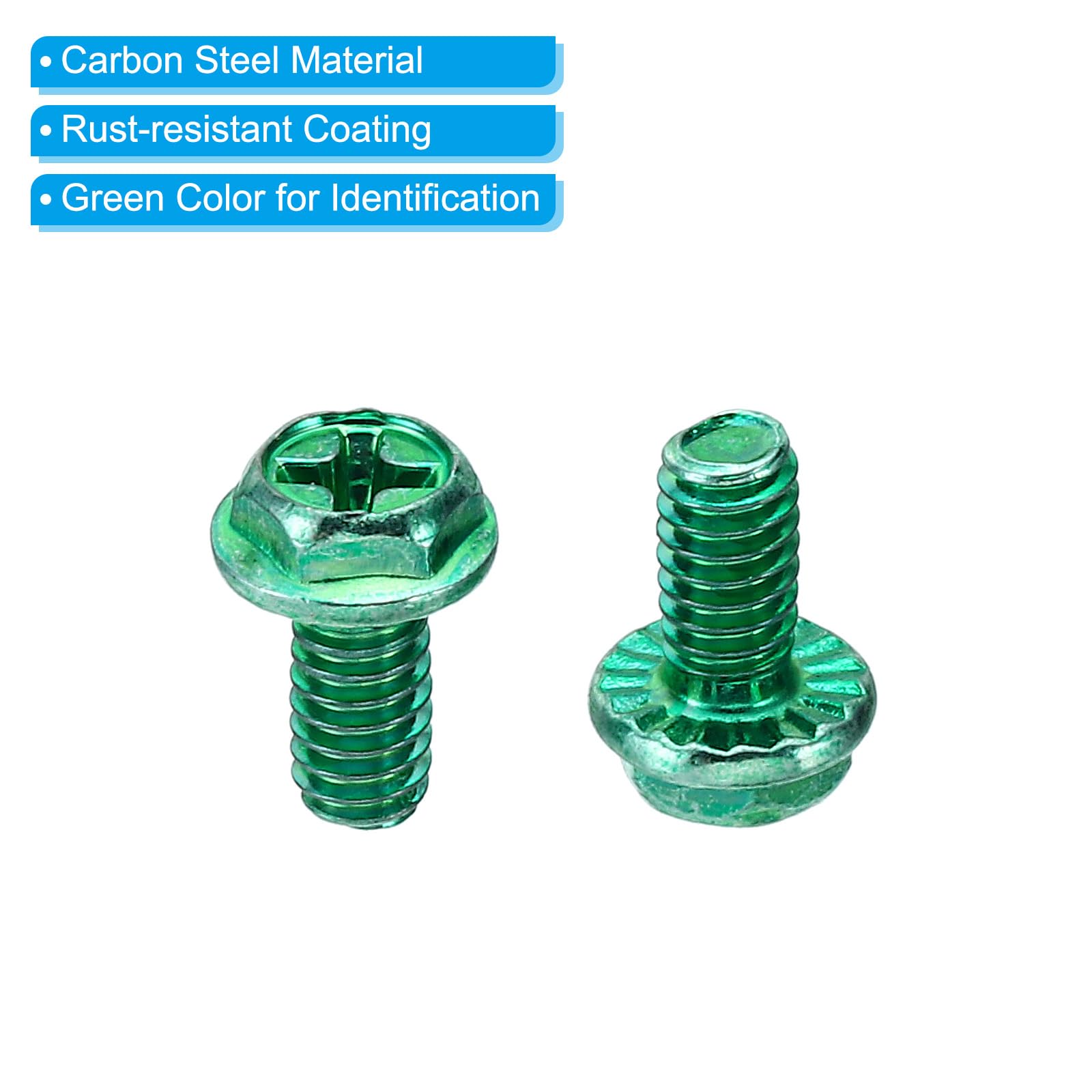 PATIKIL 8-32 x 5/16 Inch Thread Ground Screws - Image 4