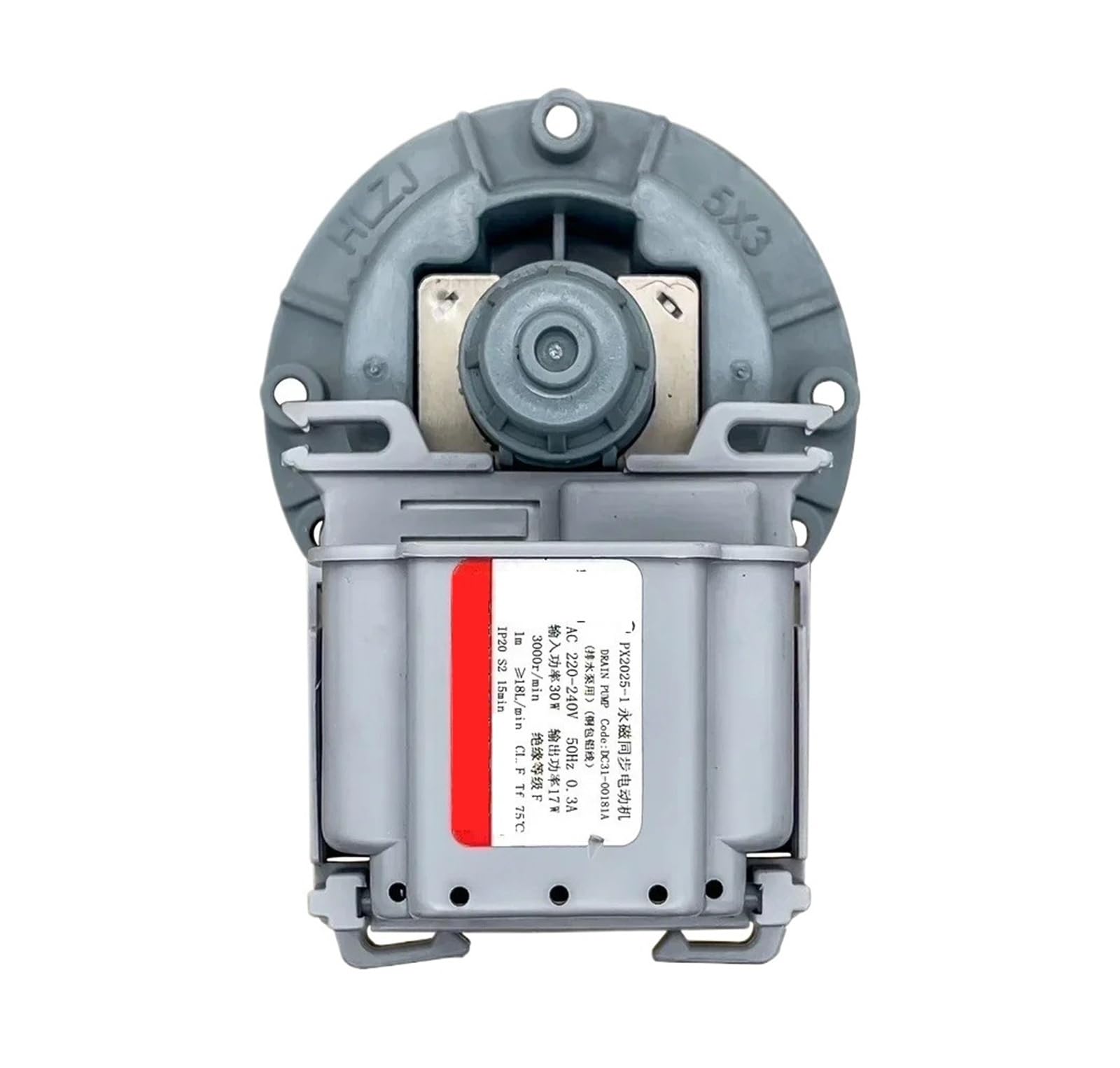Washing Machine Drain Pump Motor, PX2025-1 220-240V 50Hz 30W 3000r/min DC31-00181A