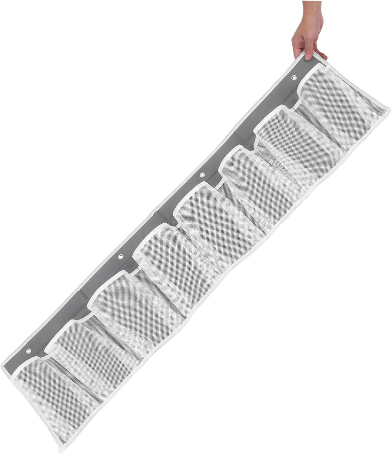 VALICLUD Xmas Bedside Shoe Pocket Organizer, 8 Compartments Non Woven Mesh
