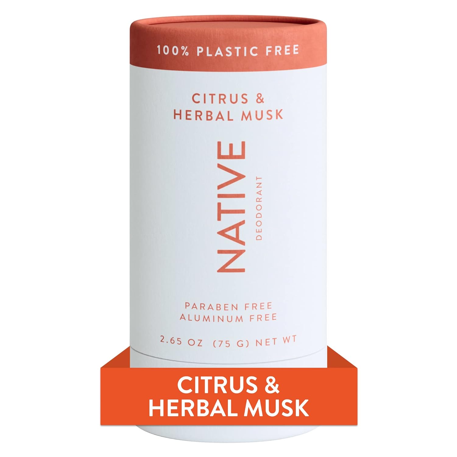 Native Plastic Free Deodorant | Natural Deodorant for Women and Men, Aluminum Free with Baking Soda, Probiotics, Coconut Oil and Shea Butter | Lavender & Rose : Beauty & Personal Care