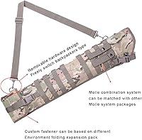 Vista 3 de Kylebooker Funda táctica para rifle de escopeta de 34 pulgadas