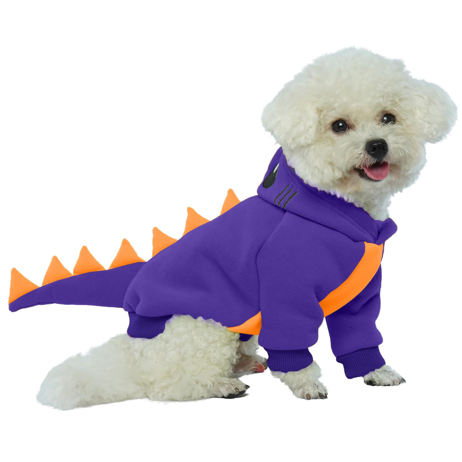Costume de dinosaure pour chien bouledogue français teckel beagle polaire