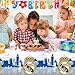 Zaprosze 2Packs Real-Madrid Tablecloth Disposable Tablecover Birthday Party Supplies and Decorations for Kid Boy Baby Shower Rectangle Tables 70"X42" gallery 3