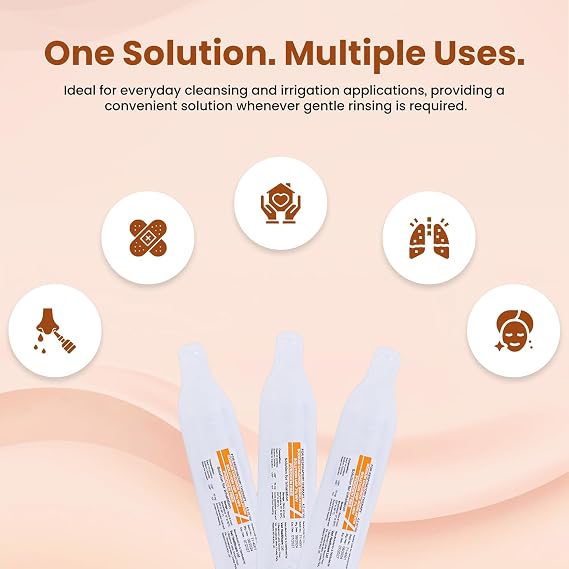 VED Hypertonic Inhalation Saline Solution, 7% Sodium Chloride (NaCl), 25 X 4.0 ml Unit Dose Vials for Adult & Child.