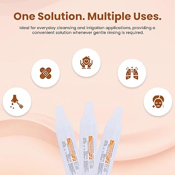 VED Hypertonic Inhalation Saline Solution, 7% Sodium Chloride (NaCl), 25 X 4.0 ml Unit Dose Vials for Adult & Child.