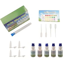 Zilimontt Soil Test Kit NPK pH Meter Solution 10ml Agriculture Gardening Tool Fast Measurement Nitrogen Phosphorus Potassium Detection Liquid Portable Accurate Fertility Testing Set