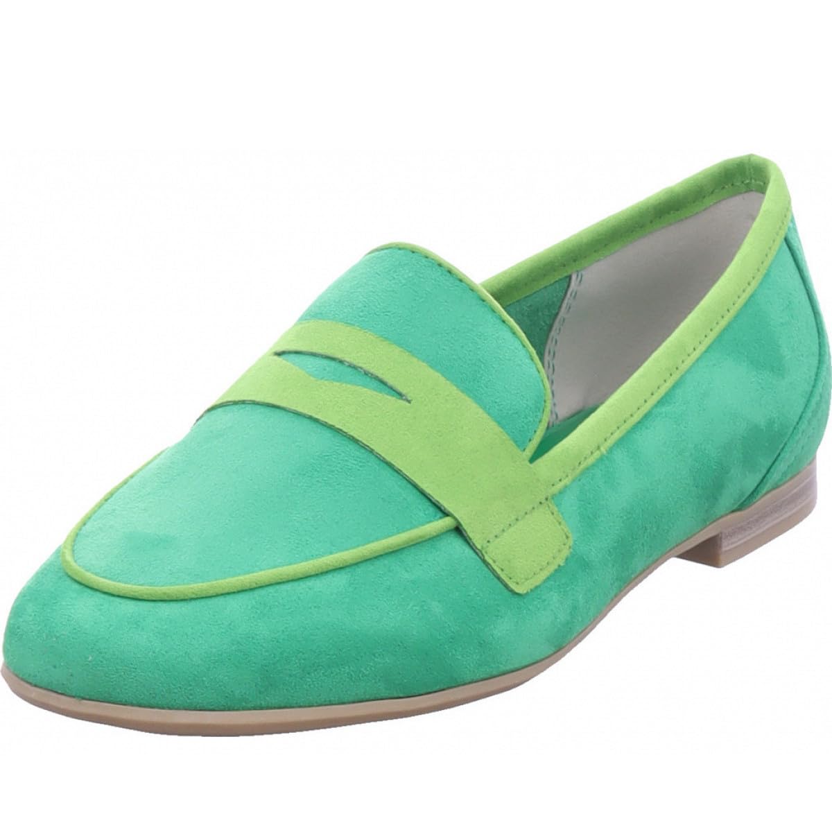 MARCO TOZZI Women's Damen Slipper 2-24229-44 Loafer, Green, 4 UK