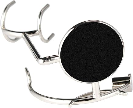 Grandslam Shaving Razor and Brush Stand, Stainless Steel Shaving Razor Holder, Compatible with Long and Short Handle Safety Razor, Straight Razor and Barber Razor