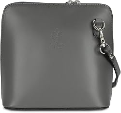 Vera Pelle Women's Cross-Body Bag grey grey