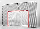 hockey goalie throat cut video Red de nailon resistente. Acon Combo de hockey Wave  Incluye portería de hockey de tamaño oficial, red de hockey y red de respaldo rectangular