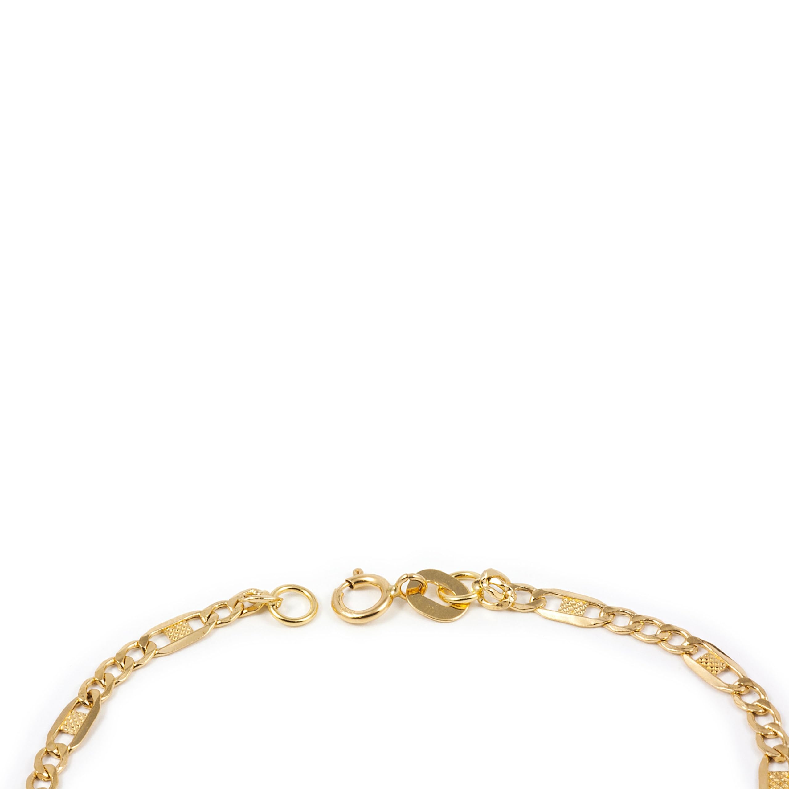 Monde Petit Bracciale per bambini - oro giallo 18k (750) - Scatola Regalo - Certificato di garanzia