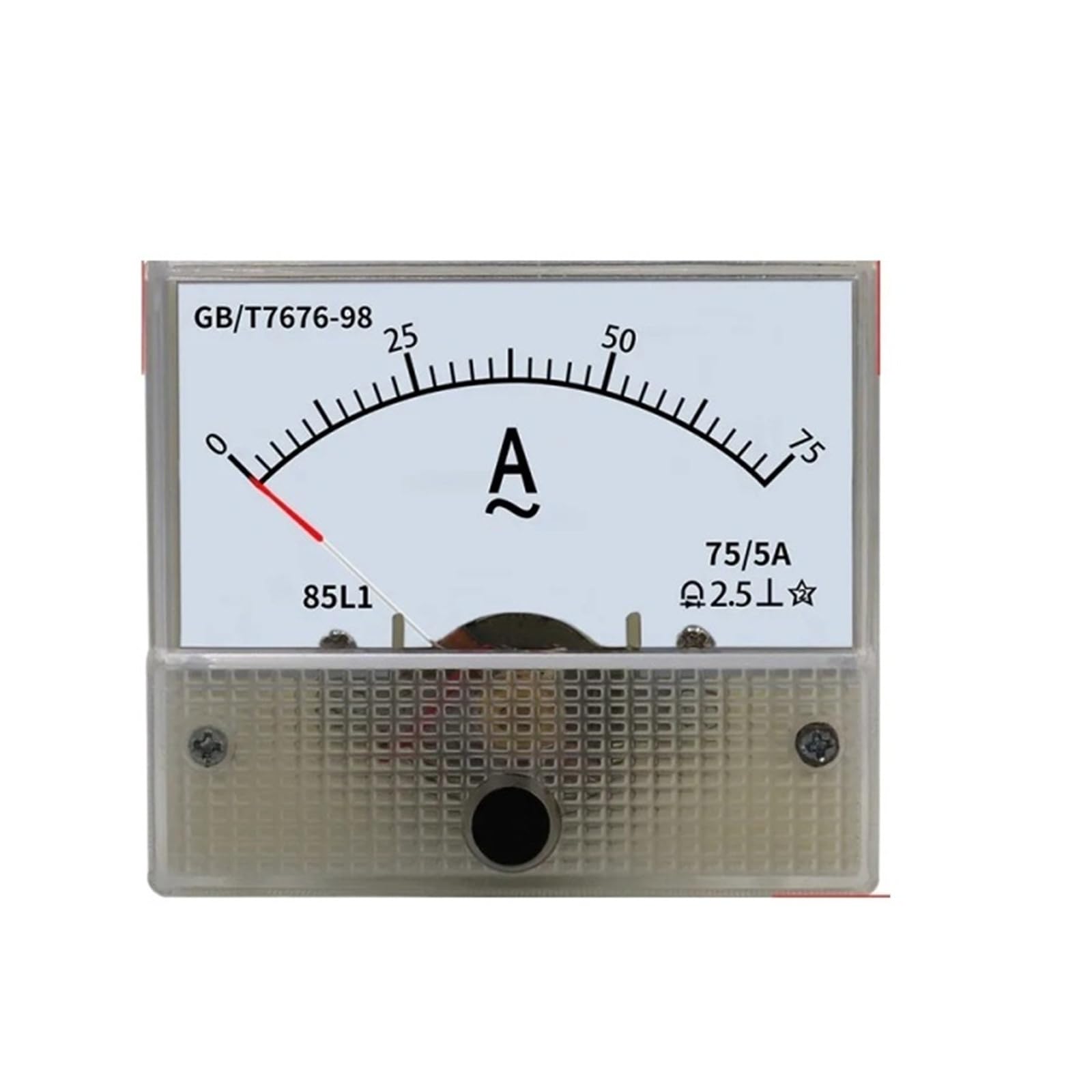 Amperímetro de CA 85L1 30A/5-800A/5, equipado con cable de cobre con orificio de 30mm/40mm, transformador de corriente de bajo voltaje(Blue)