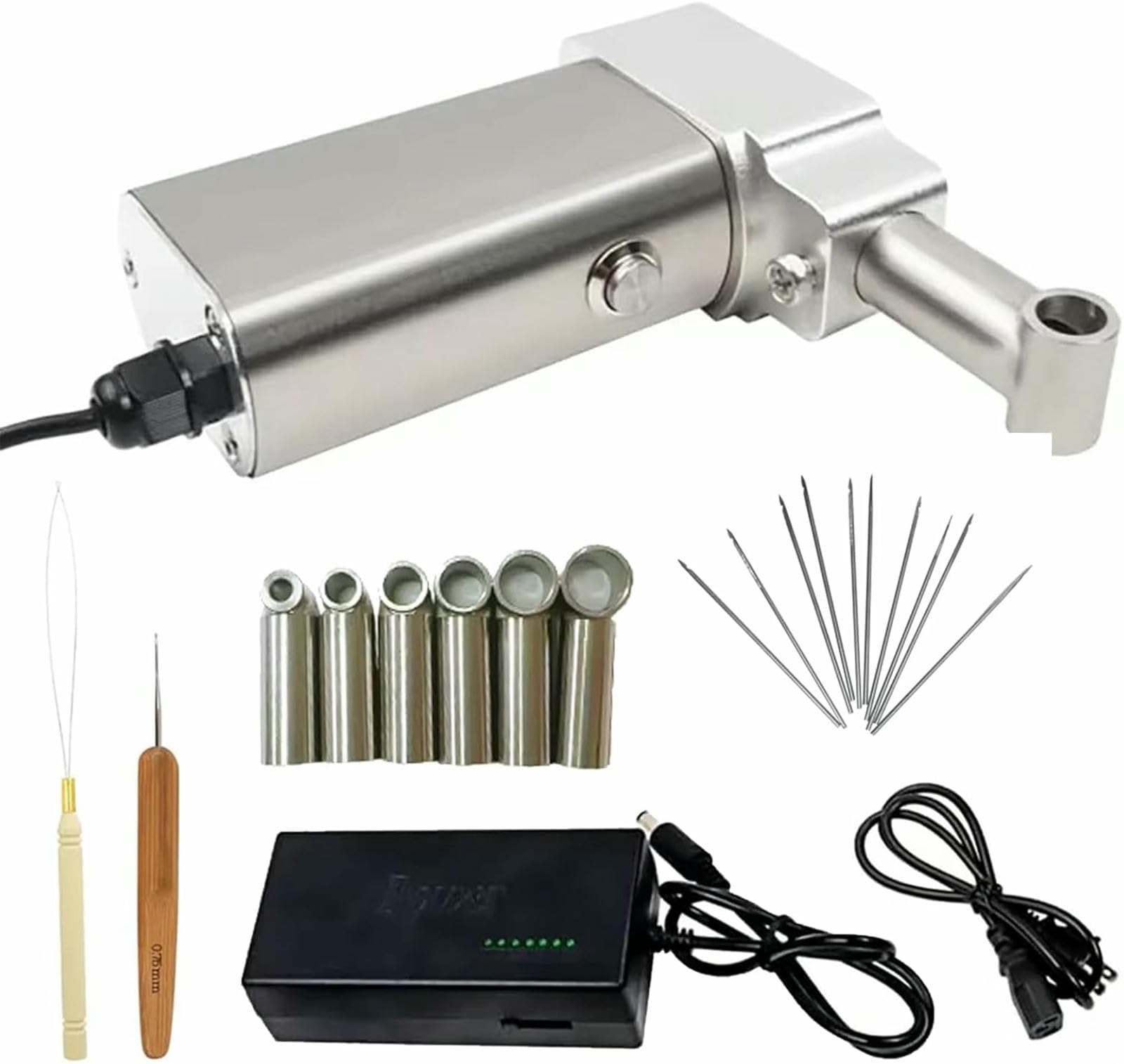 Máquina de rastas eléctrica y automática con kit completo de fabricante portátil
