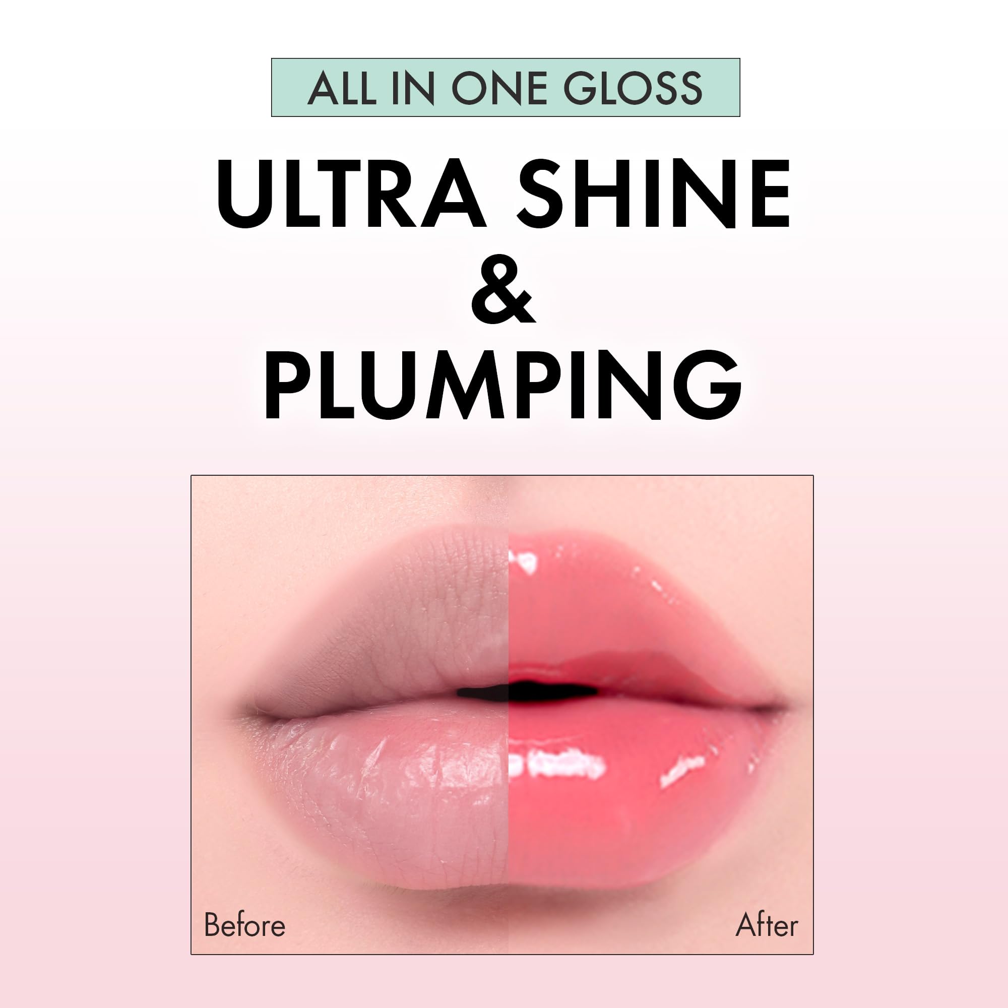 Amuse SEOUL Jel-Fit Tinted Lip Gloss (CAFFEINE CHERRY) - Ultra Shine Plumping Lip Stain, Hydrating Volumizing Lip Tint, Non-Sticky, Long Lasting Glossy Finish, Vegan, K-Beauty Makeup | High Shine, Buildable Color — view 4