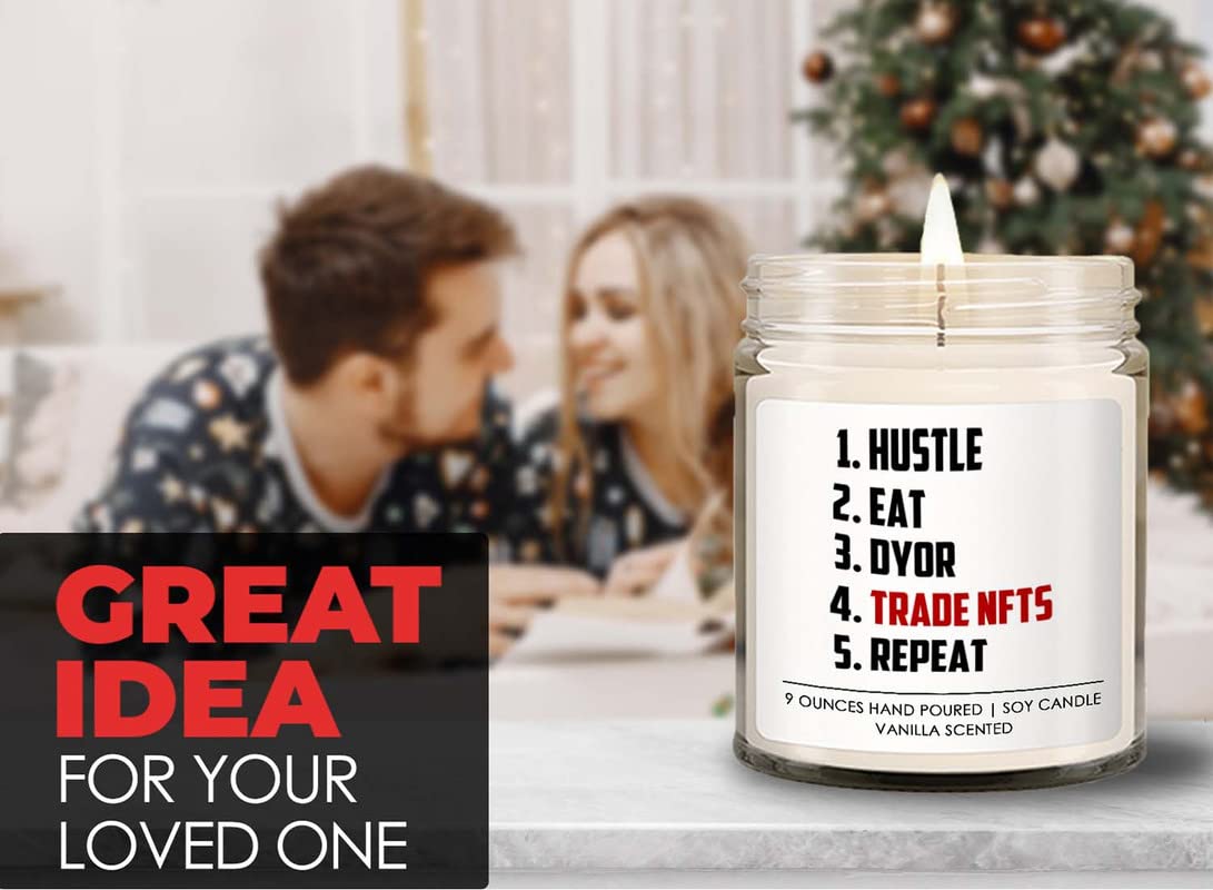Cryptocurrency Vanilla Candle - Trade - Trader Bitcoin Miner Collector Investor Finance Bussinesman Boss Broker