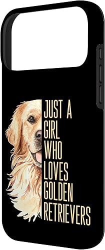 Vista 59 de iPhone 13 Pro Max Cute Golden Retriever - Just a girl who loves goldens Case
