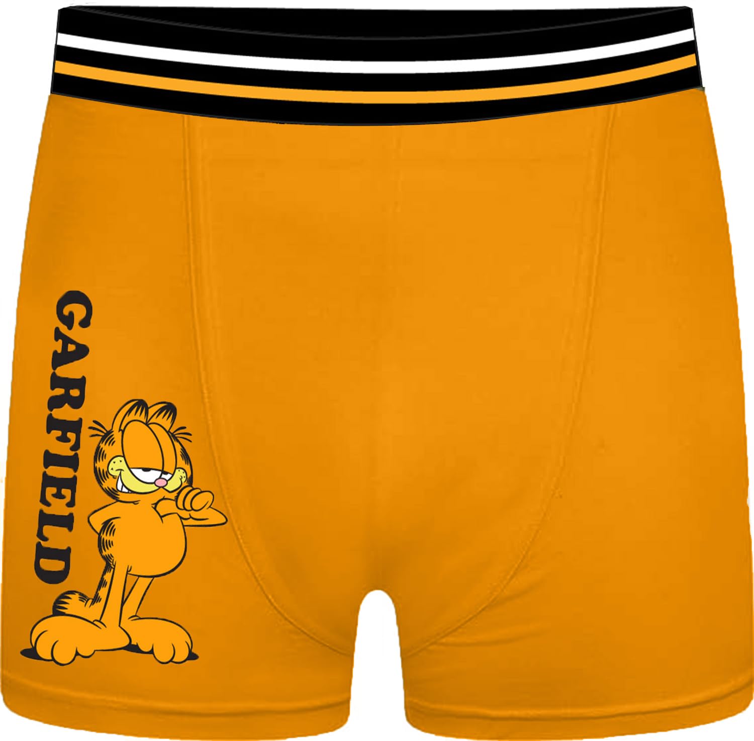 Garfield Mens Boxers (UK, Alpha, S, Orange)