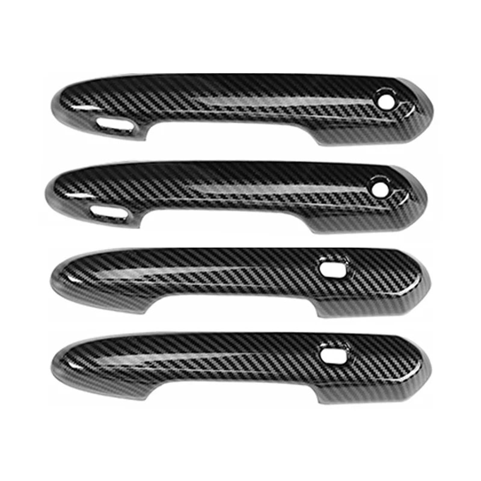 Bqwyedpl 2-Hole Carbon Fiber Suitable Fit For Lexus Lx600 2022-2024 Door Handle Decorative Bowl Scratch-Proof Modification Accessories Car Door Latch Handle(2-Hole Carbon Fiber)