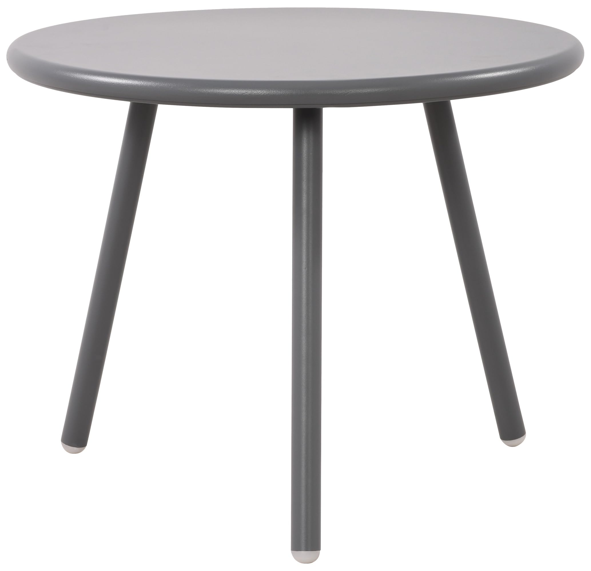 CLP Couchtisch Berea I Runder Loungetisch für draußen und drinnen I Gartentisch wetterfest und UV-beständig I Outdoor Beistelltisch, Farbe:dunkelgrau