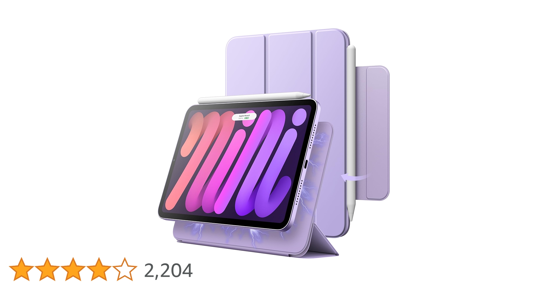 iPad mini6 256GB パープル +Apple pencil2、ケース Amazon.co.jp: JETech マグネットケース iPad mini (A17 Pro