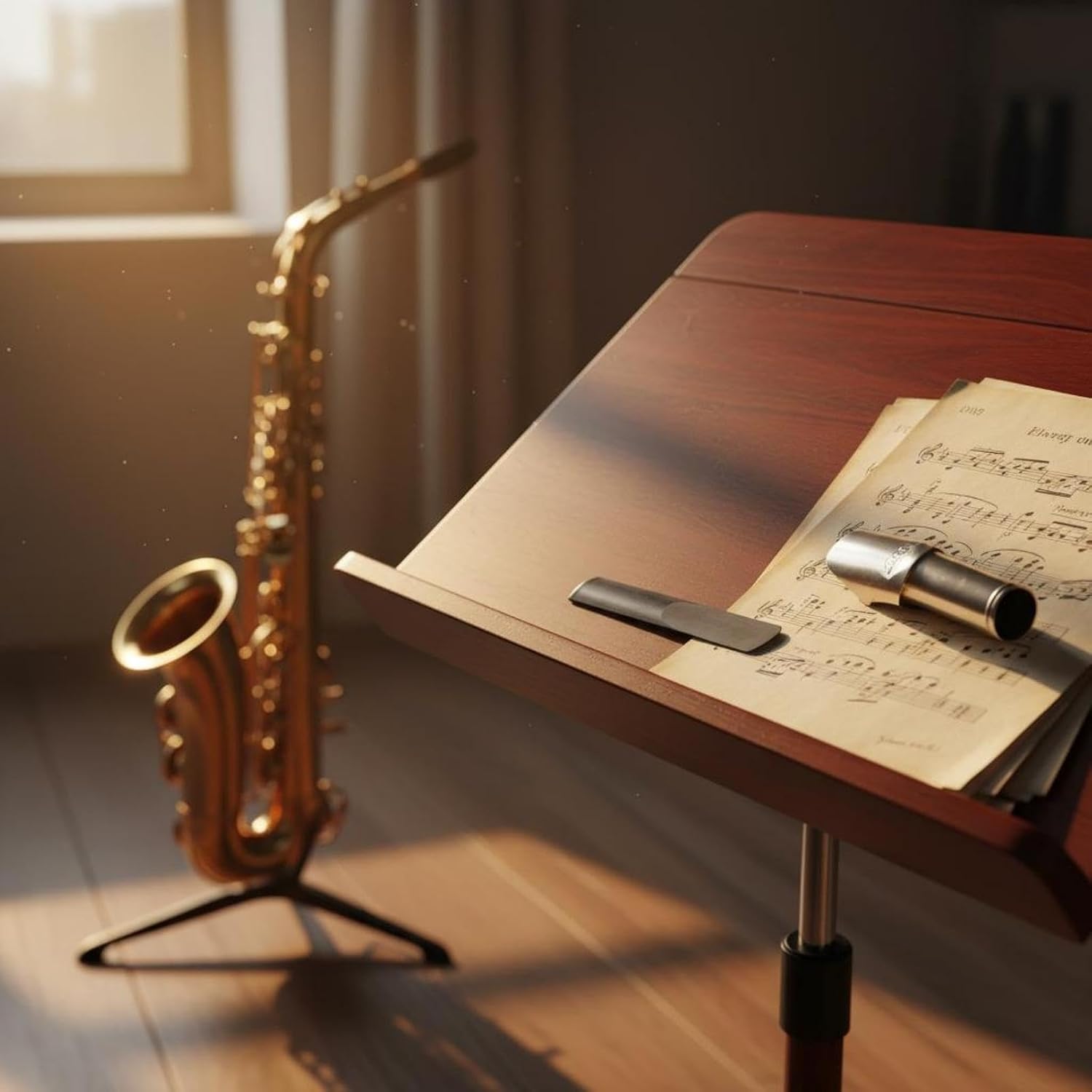 6 Pieces Alto Saxophone, Resin, Hardness 2.5, Wooden Wind Accessory, Promotes Stable, Secure Articulation, Waterproof Resin Material, 5 Pcs