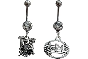 Music Melody Belly Button Ring