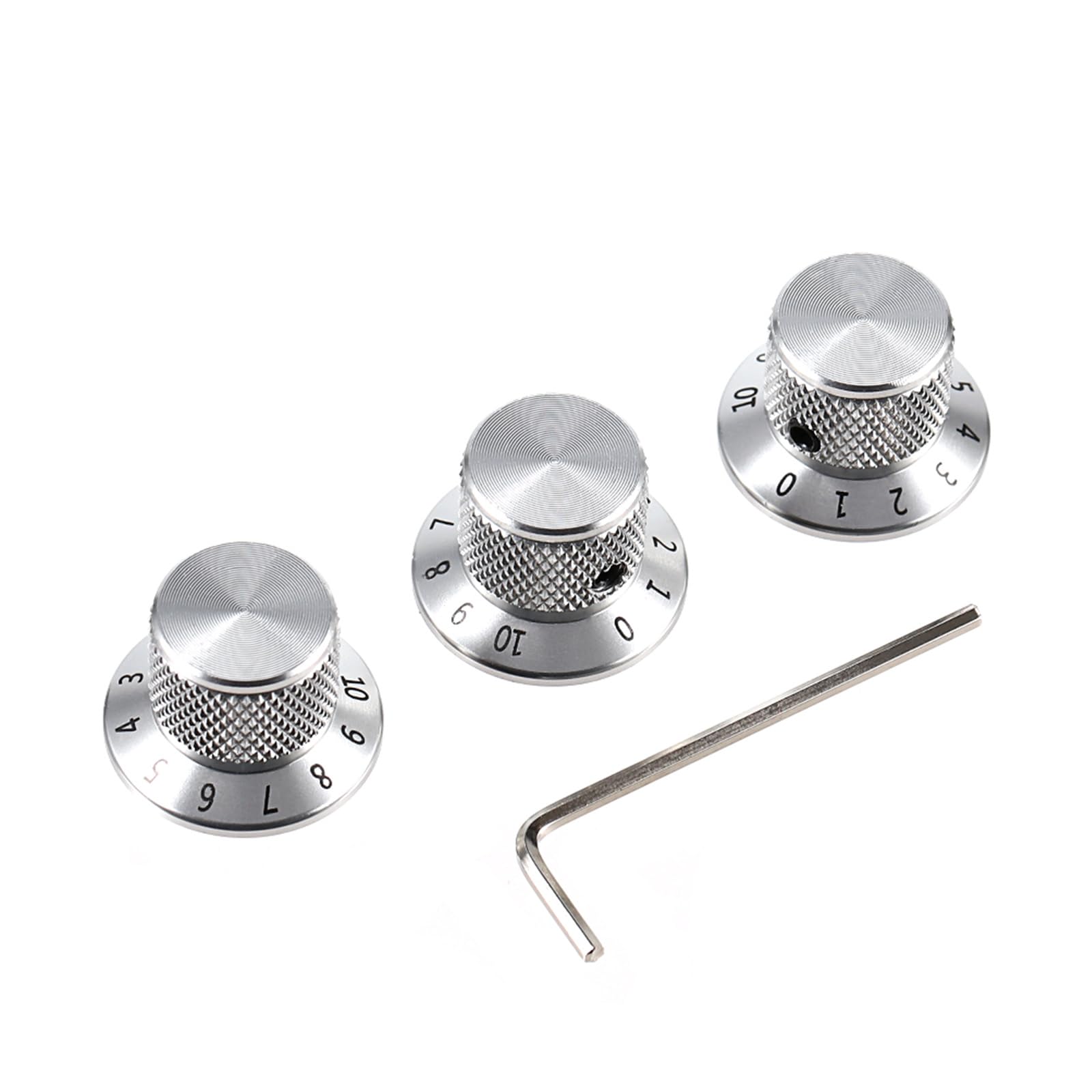 Boutons de vitesse transparents pour potentiometre de guitare electrique et basse