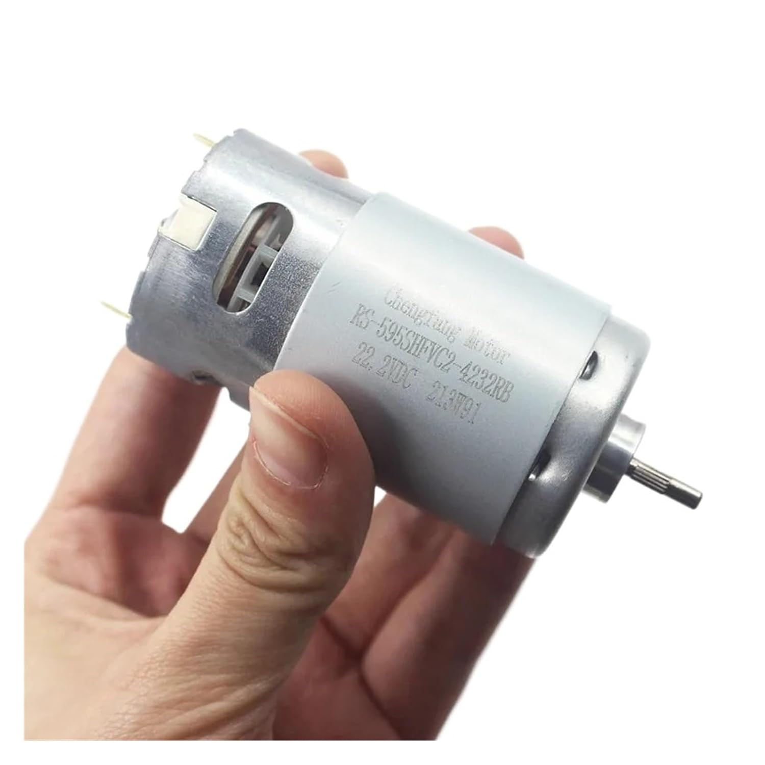 RS-595SH 18V~22V 595 DC Electronic Starter with Cooling Fan high Speed Front Ball Bearing Carbon Brush Electronic Starter