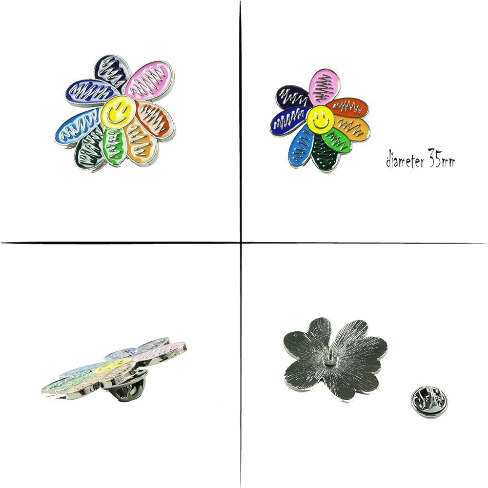 おしゃれキャット　デイジー　ブローチ　バッジ　レトロ おしゃれキャット デイジー ブローチ バッジ レトロ おしゃれ