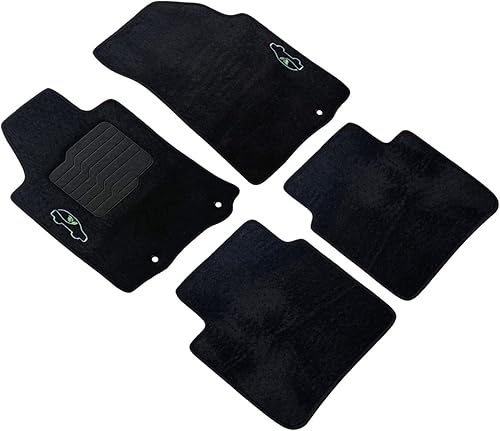 Miniatura 5 de ecoMats - Alfombrillas compatibles con Nissan Maxima 2016 a 2023 con almohadilla antideslizante para el talón y cerraduras de seguridad, parte