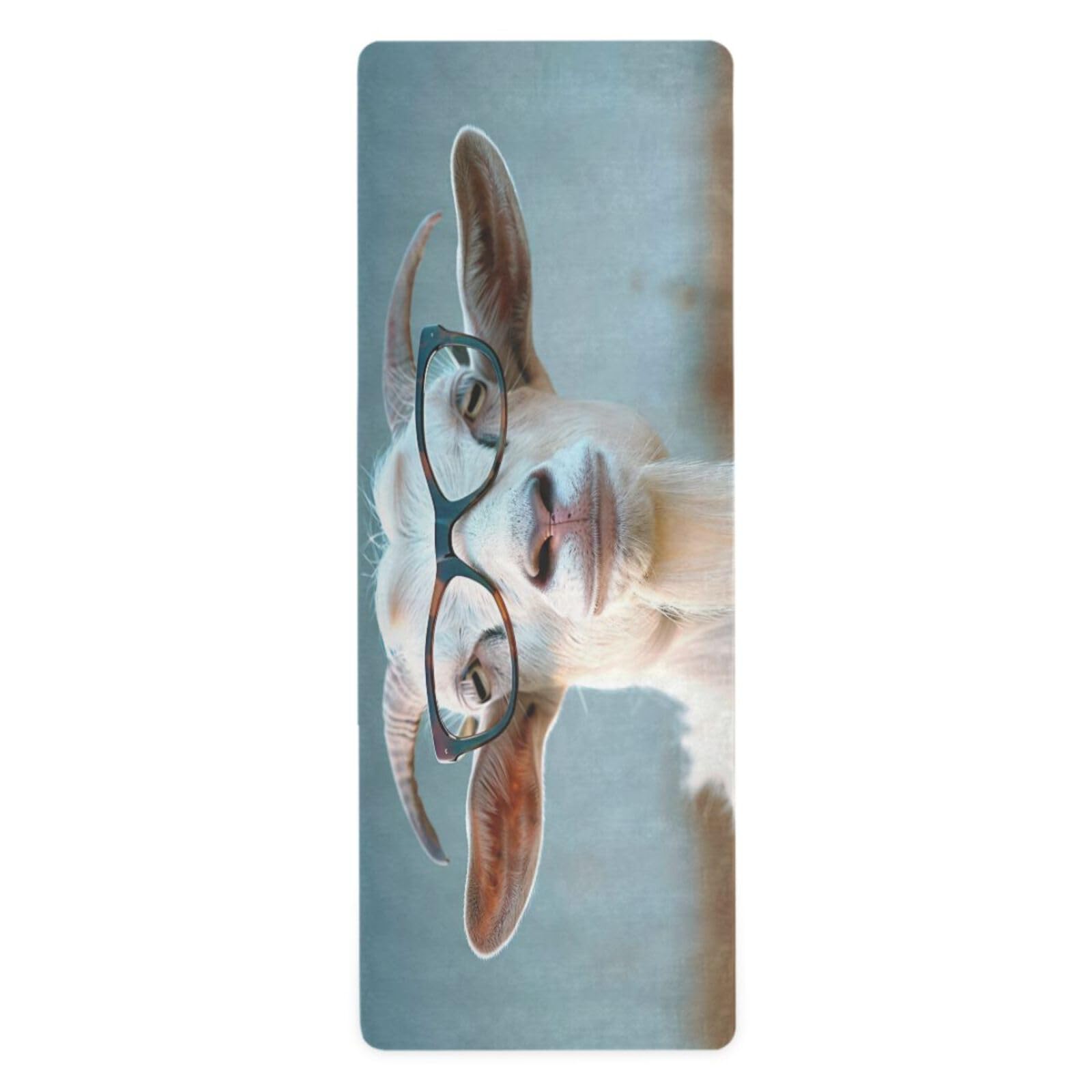 Wassud Funny Goat Yoga Mat for Women Men 71