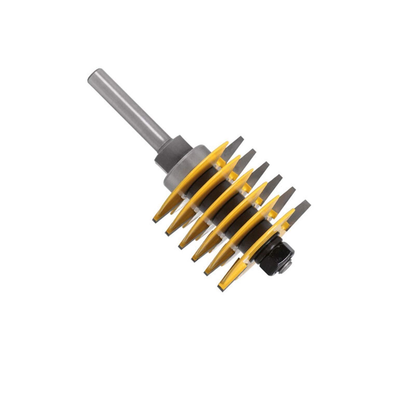 Tondeuse à bois Zkenyao, fraise de toupie 8mm/12.7mm, queue 2 dents, coupeur réglable