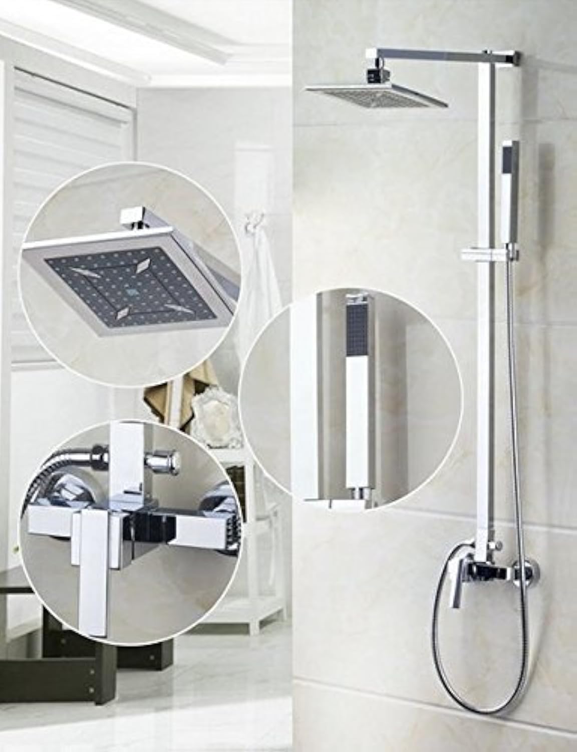 Mitigeur de baignoire mural pour remplacer un vieux robinet par un effet pluie