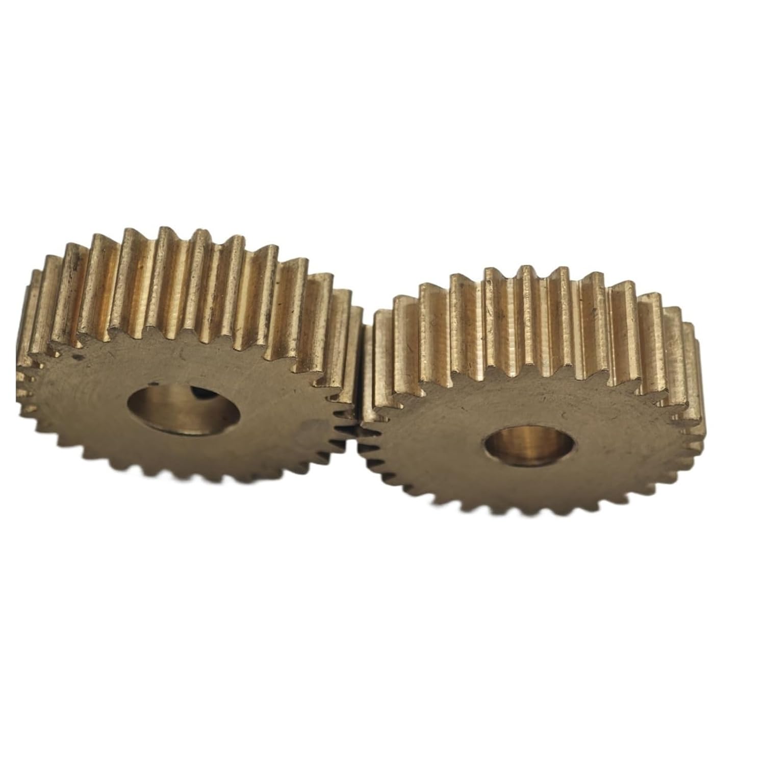 0.6M 72T Brass Spur Gear 0.6 Module 72 Teeth Straight Teeth Flat Pinion 44.4mm OD 5mm Thick Cylindrical Gear Mechanical(16mm bore)