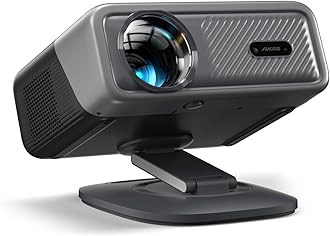 AuKing Projector with Wifi and Bluetooth, 2025 Upgraded Full HD 1080P Mini Projector, Home Theater Video Projector Compatible with HDMI/USB/AV/Smartphone/TV Box/Laptop