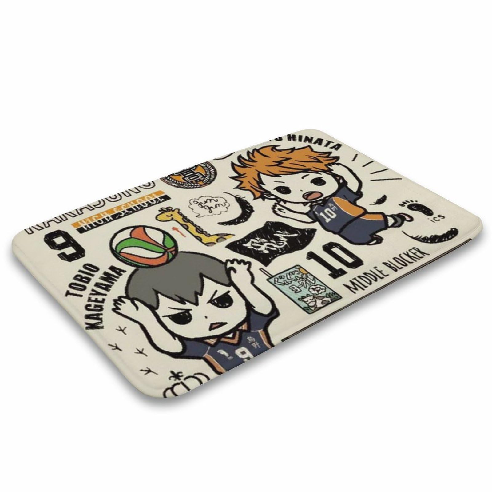Amazon | ハイキュー 玄関マット かわいい キッチンマット おしゃれ