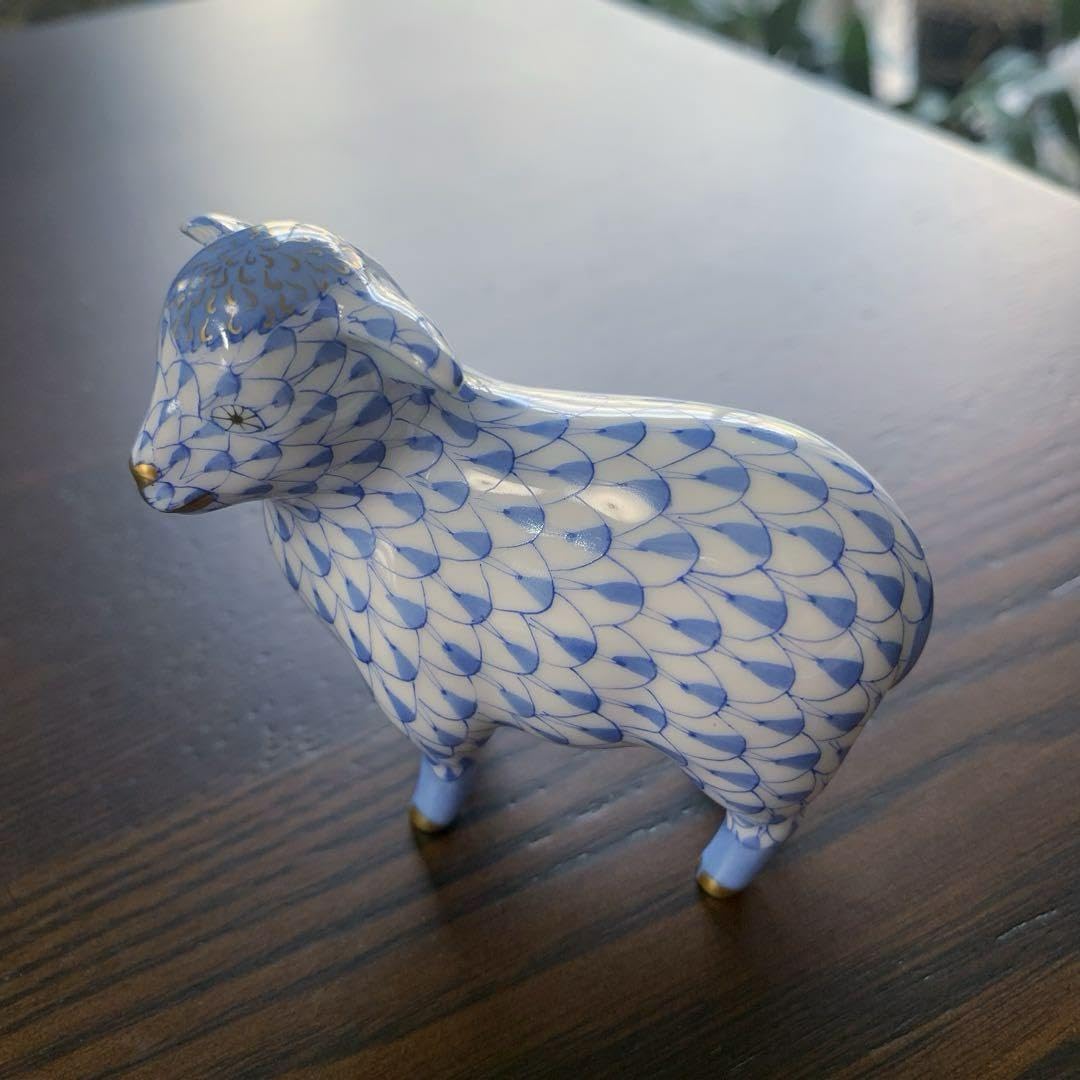 Amazon.co.jp: ヘレンド 干支 羊ひつじ 未 ブルー : ホーム＆キッチン