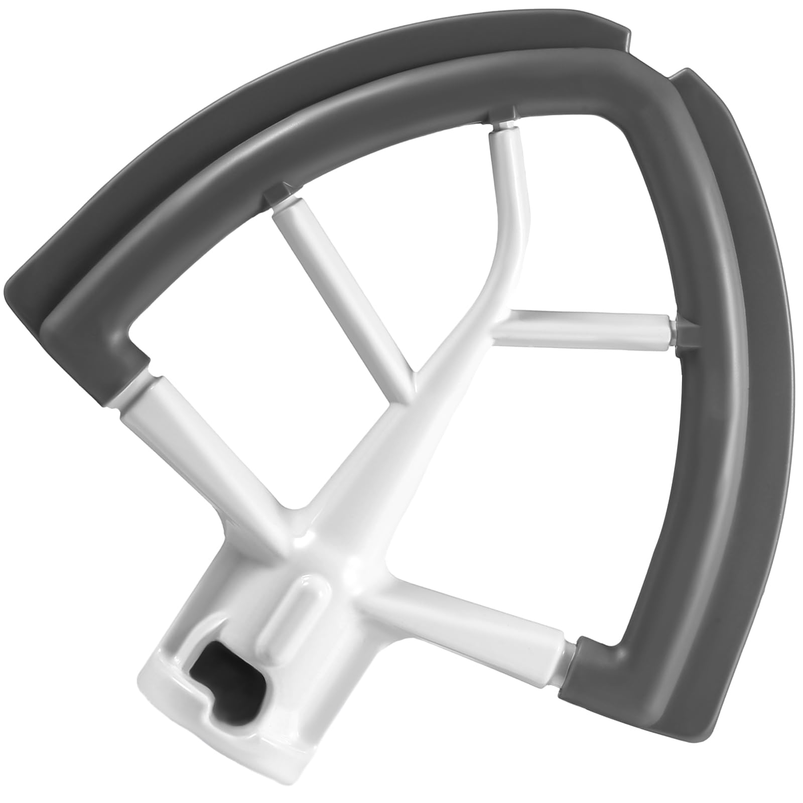 Freeboy Flex Edge Beater for KitchenAid Tilt-Head Stand Mixers, KFE5T Paddle with Scraper for Kitchen Aid Mixer Accessories Beater Blade (4.5-5 Quart), White