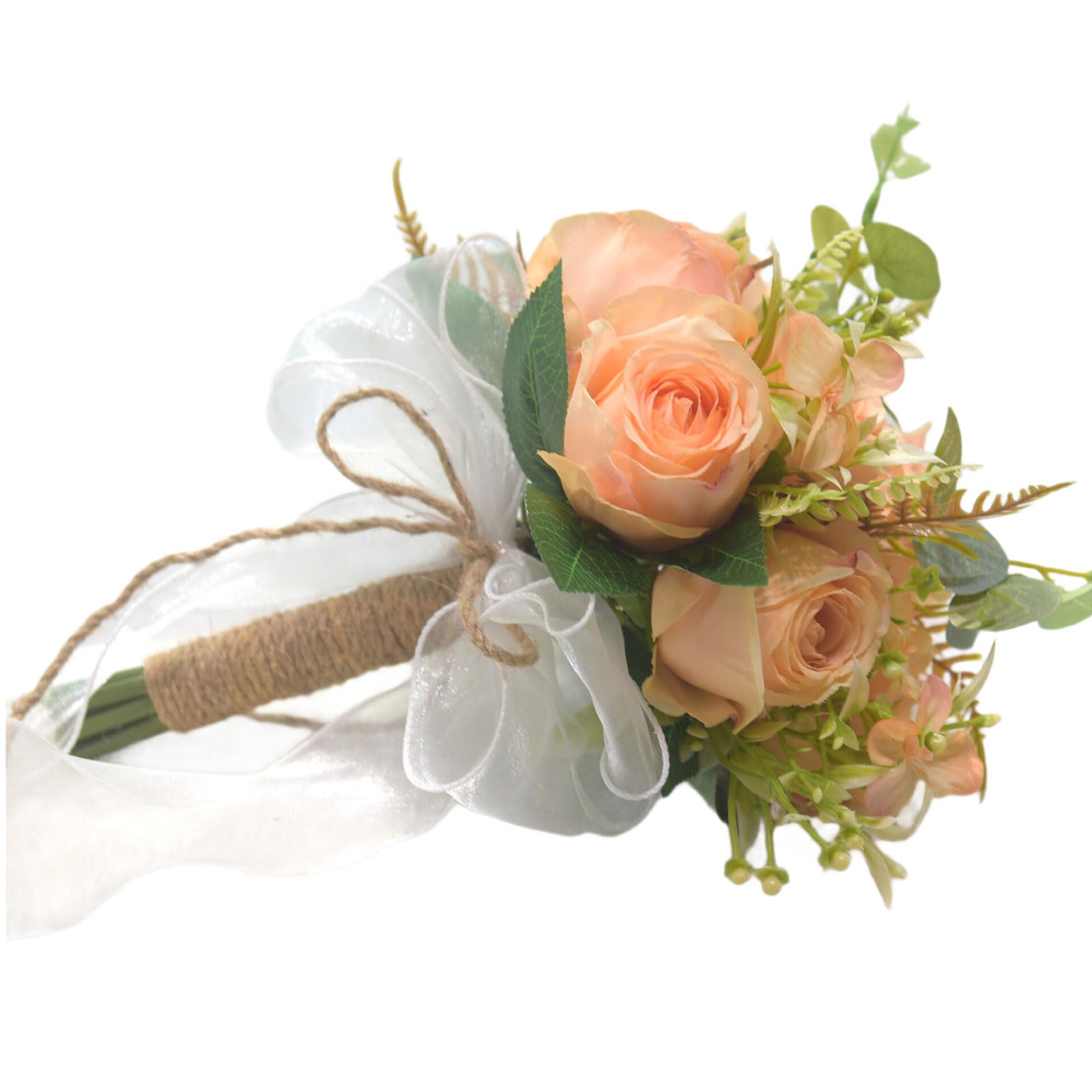 Hsioluted Bouquets Artificial Flower Bridal Bouquets for Wedding Table Centerpieces Ceremony Anniversary Photography Artificial Rose