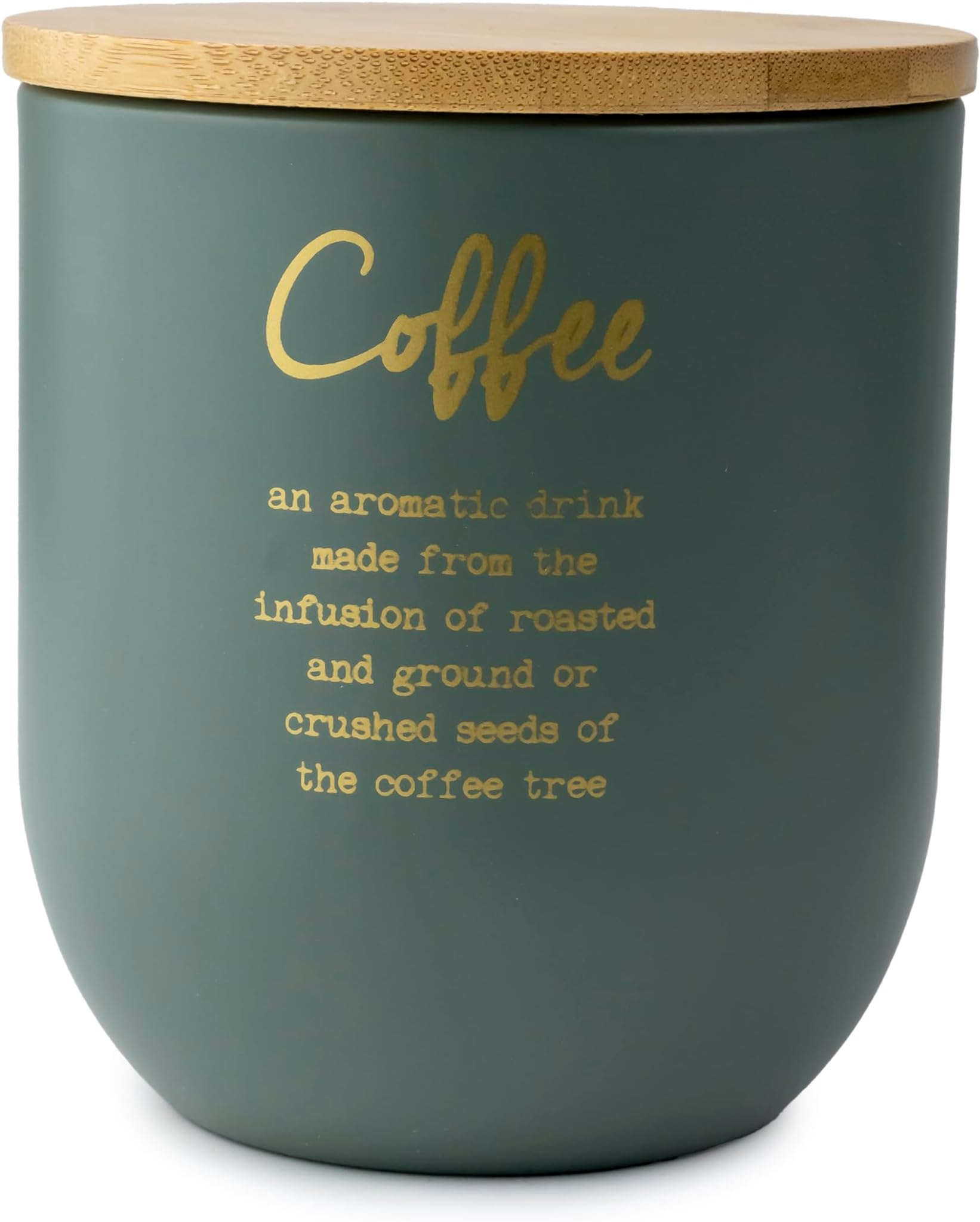 Cuisine Art Coffee Canister with Bamboo Lid