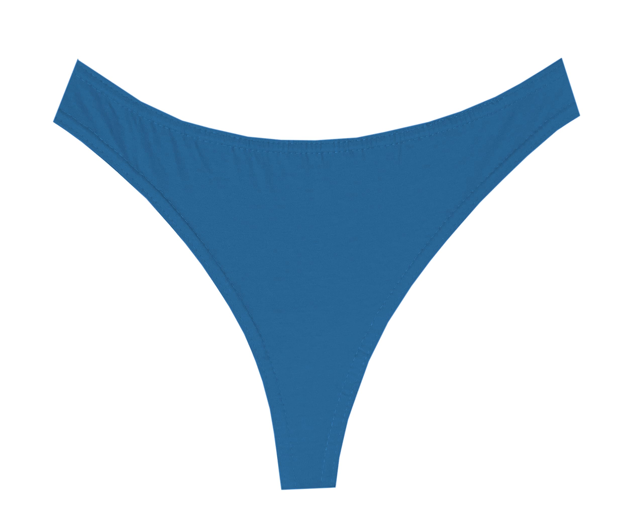 foverós Women Cotton Everyday Wearing High Waist Thong Panty, Pack of 1, Colour: Pink-picture-36